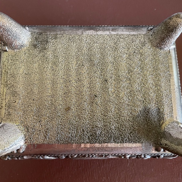 Vintage silver jewelry box - Picture 9 of 12